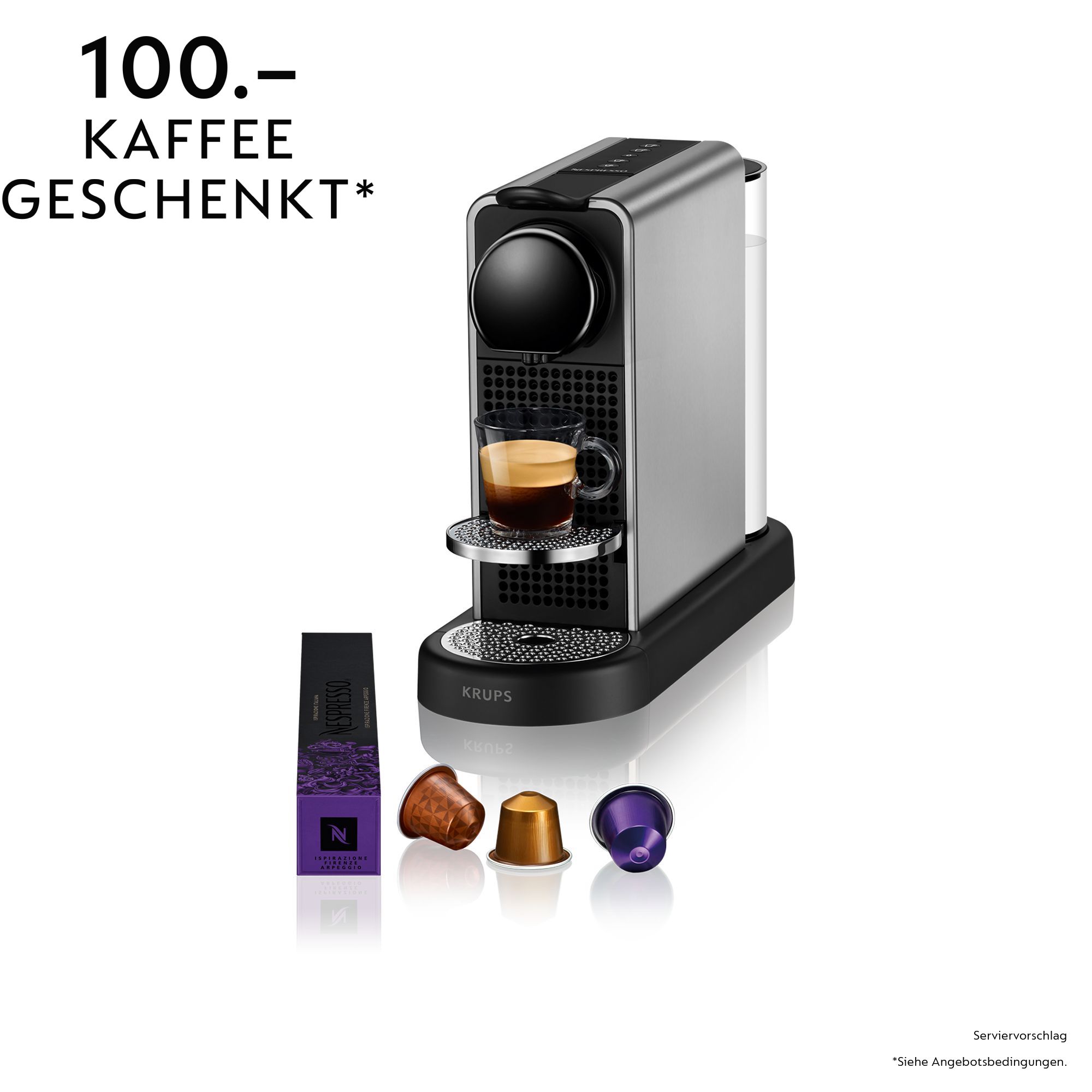 Nespresso CitiZ Platinum XN610TCH