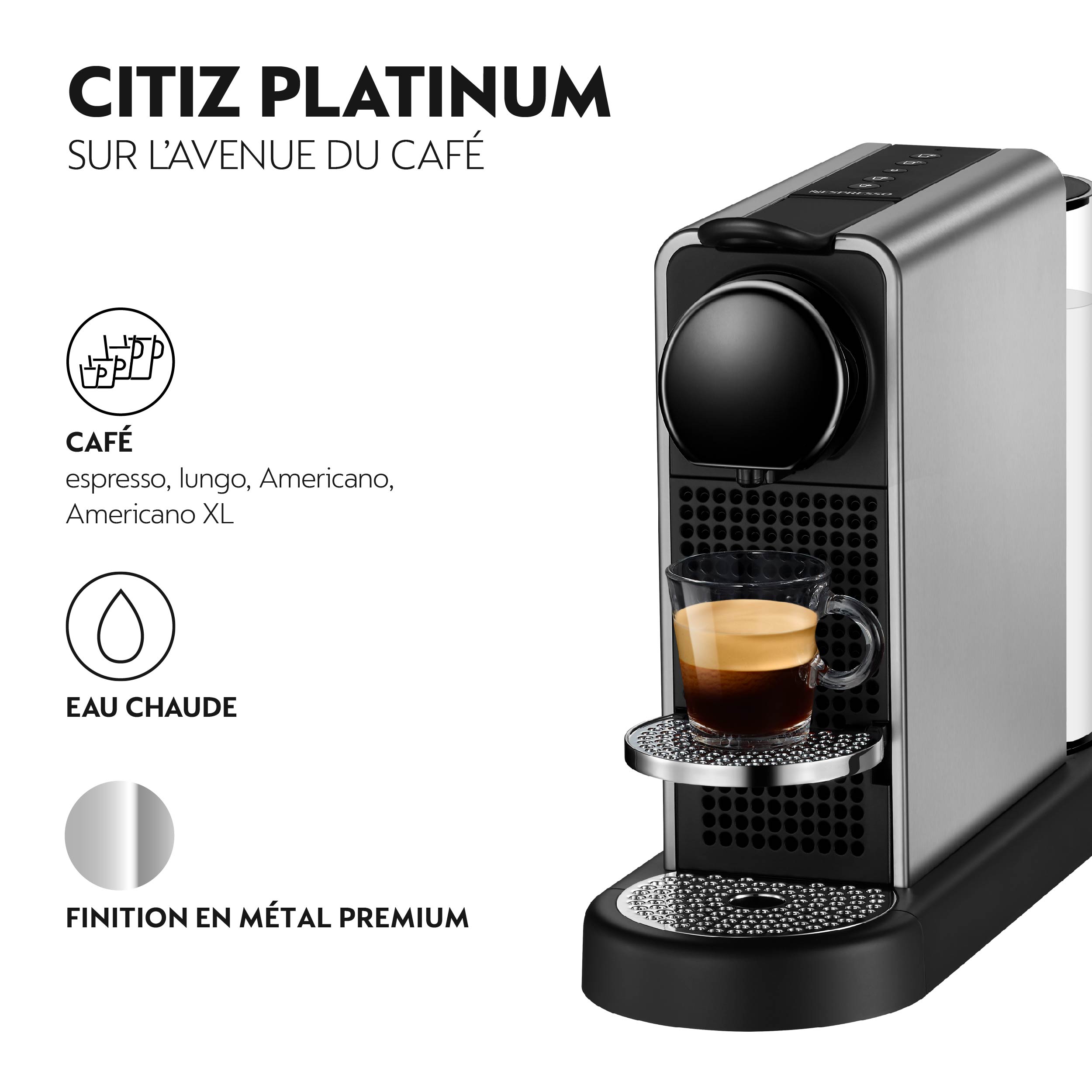 Nespresso CitiZ Platinum XN610TCH